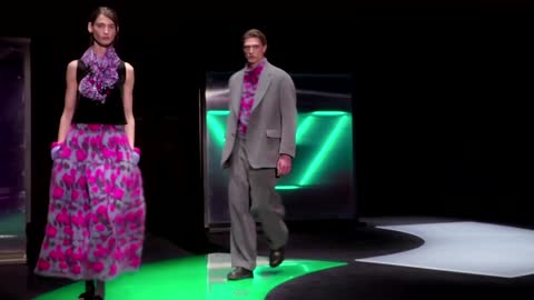 Armani collection presented at Milan Fashion Week