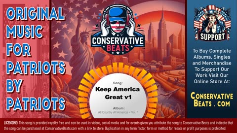 Conservative Beats - Album: All Country All America - Single: Keep America Great ( Version 1 )