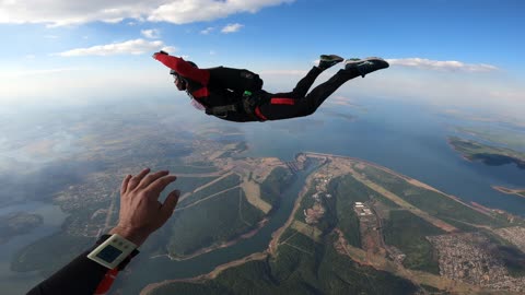 Salto de Paraquedas - Décimo Quarto Salto de Rene Araujo no curso ASL