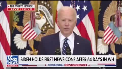 Biden 1st Press Conference - The Grammy goes to ... 2