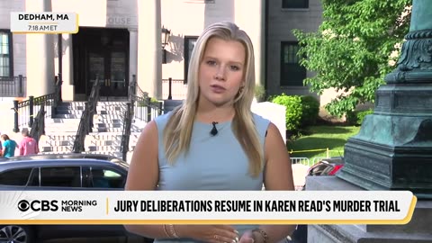Jury deliberations resume for 2nd day in Karen Read murder trial CBS News