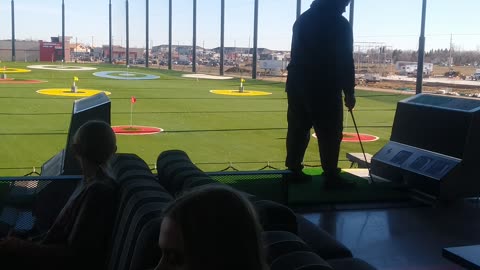 Suite Shots Golf for a Company Lunch in 32 Degree Weather. Part 2