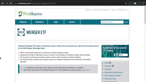 MRGR ETF Introduction (Merger Arbitrage Strategy)