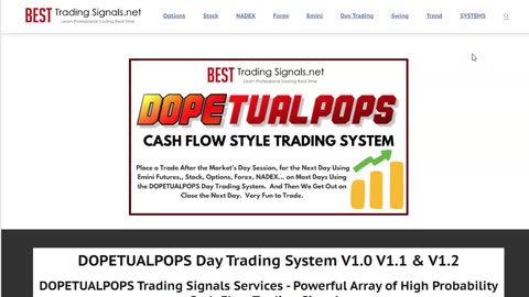 DOPETUALPOPS Day Trading System V1 0 V1 1 and V1 2 - Now for Sale