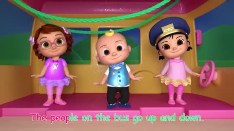The Wheels On The Bus | Cocomelon Nursery Rhymes kid's songs