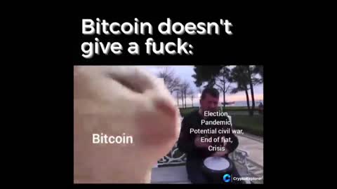 bitcoin doesn't give a fvck