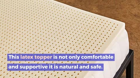 Natural Latex Mattress Topper | sleepywill.com