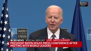 Biden: “I did not say that in fact the sanctions would deter [Putin]. Sanctions never deter.”