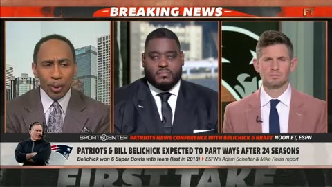 'Very predictable!' - Stephen A. reacts to Bill Belichick & the Patriots parting ways | First Take