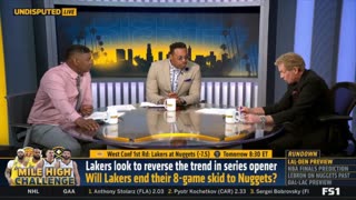 UNDISPUTED The LeBron CANNOT beat the Jokic - Skip on Lakers vs Nuggets in Round 1 of Playoffs