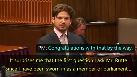 Dutch MP Gideon van Meijeren confronts PM Rutte on his connections w/ Klaus Schwab