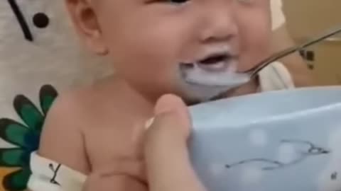 Laughing baby