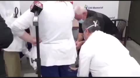 Frontline Nurse Takes covid Vaccine and faints