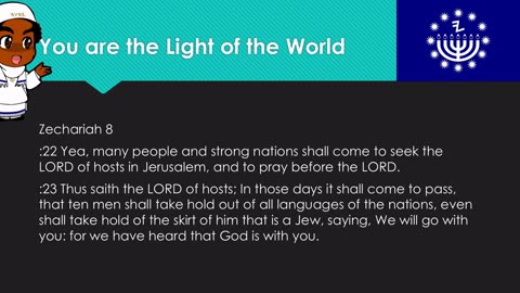 You are the Light of the World | Torah Menorah