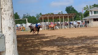 Luke riding Clara - Western Equitation - 27 July 2023