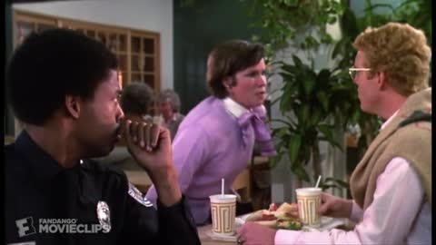 FUNNY MICHAEL WINSLOW Police Academy 2 (1985) - Loud Lunch Scene