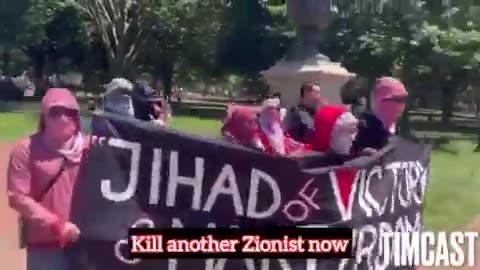 Pro-Hamas Mob in DC Calls for Killing of Jews