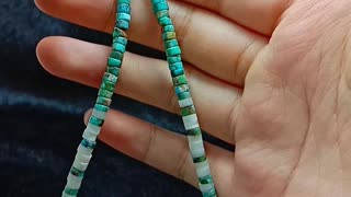 Faceted Amazonite and pearl smooth beads choker for making Jewelry Holiday Gift06