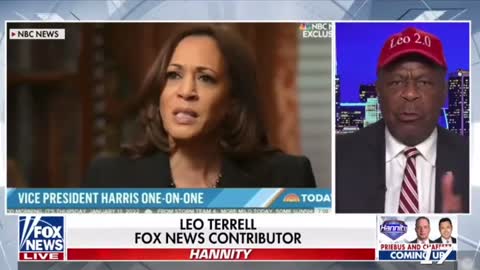 Leo Terrell on Why Kamala Harris Gave ‘Poor Answers’ During Her MSNBC Interview