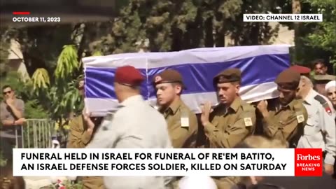 Funeral Held For Israel Defense Forces Soldier Who Was Killed On Saturday