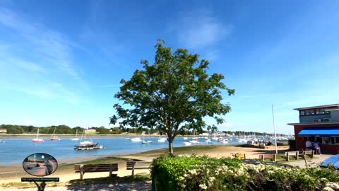 River Hamble in Hampshire UK