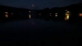 Fireworks over shadow lake vt