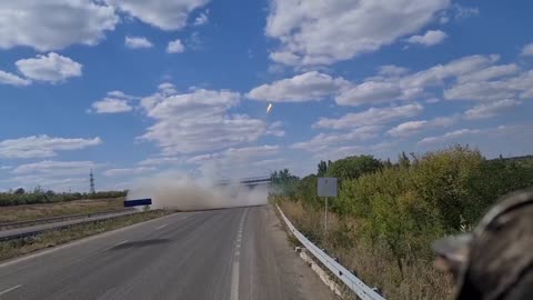 Allied reactive destroy the Nazis in the Maryinka area