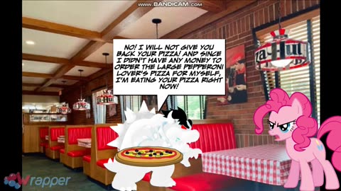 Dark Snow Bowser Steals Pinkie Pie's Pizza at Pizza Hut/Grounded