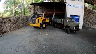 Earth Moving RC Trucks and Excavator