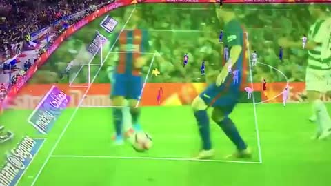Messi cheeky backheel goal
