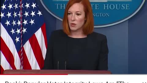 Jen Psaki: New GOP Ballot Rules - "Worst Challenge to Our Democracy Since Civil War"