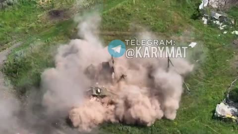 Ukrainian Drone Demolishes Small Brick Building