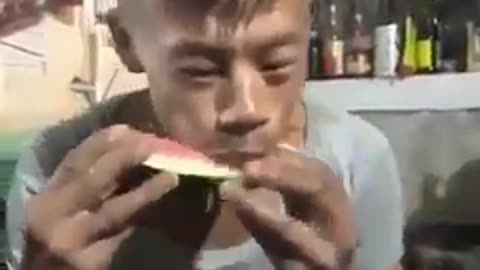 Funny man eating watermelon Funny girls laughing video #rumble #wrx #subie