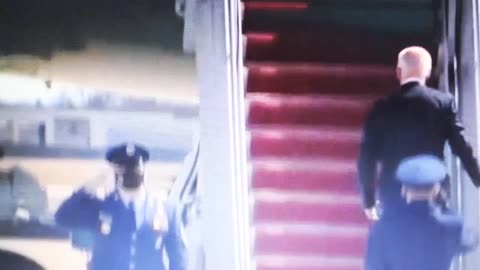 Biden Falling and Farting on the Stairs