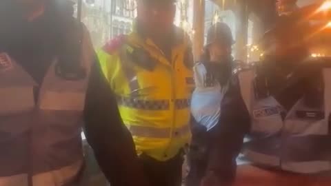 The British Police who are corporations engaging in fascism