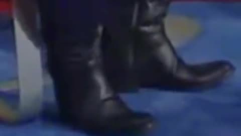Is Ron DeSoros wearing custom made man-heels? Look at the toes! 😂 🤣🤣😂😂😂😂