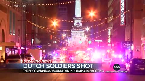 3 Dutch soldiers shot outside Indianapolis hotel