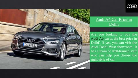 Audi A6 Car Price in Delhi