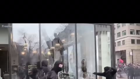 Democrats Destroying Cities during the Inauguration