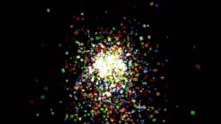 Rainbow Explosion Loop.Motion Graphic video. Visual Effect video. Motion Backdrop.