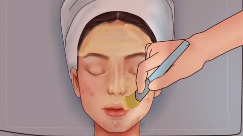 ASMR Make-up Transformation Animation