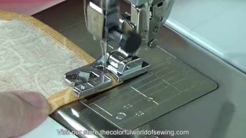 How To Sew Rolled Hems with the Narrow Hemmer Foot