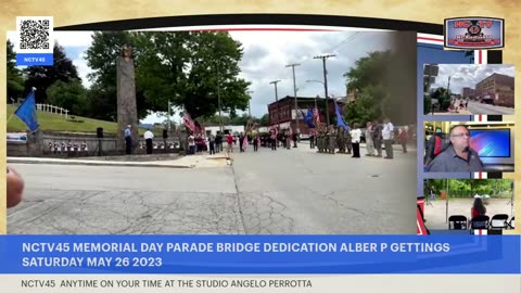 NCTV45 MEMORIAL DAY PARADE BRIDGE DEDICATION ALBER P GETTINGS SATURDAY MAY 26 2024