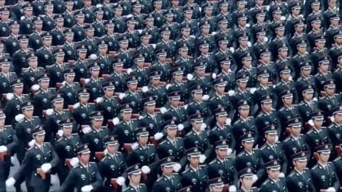 Chinese Army : March of China's army in their 60th