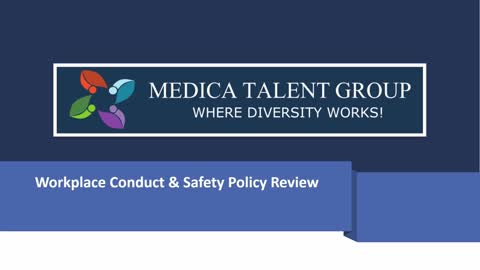 Medica Talent Group Contractor Training