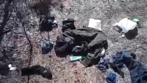 Gifts left by the Ukrainian border guards to the republican forces of the NM LPR