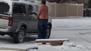 The Lazy Way to Clear Snow from Your Car