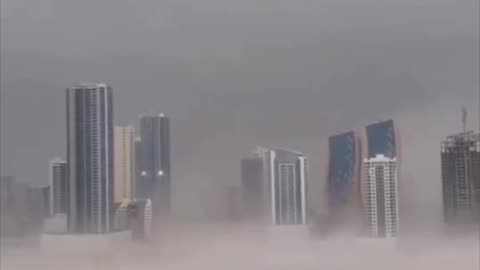 weather manipulation gone wrong as Dubai in great catastrophe😭😭😭