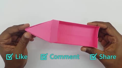 How To Make A Paper Boat That Floats Part 4