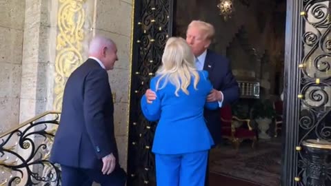 Trump Welcomes Netanyahu To Mar-A-Lago With Open Arms